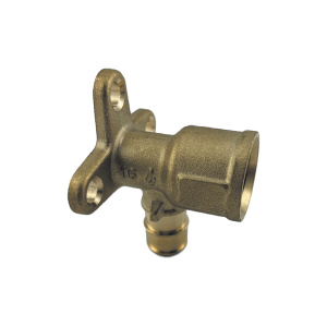 Водорозетка Smart Aqua латунная для труб PE-Xa 16-Rp1/2"ВР L=43мм, тип 1 '40Ф