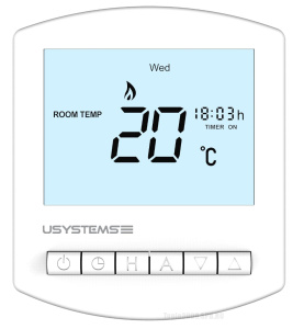 Термостат проводной цифровой TW-6 с датчиком пола '1С USYSTEMS