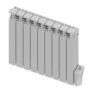 Алюминиевый маслонаполненный электрический радиатор Alum ON-e 5015-9, мощность 1500 Вт, RAL 9016, Rifar