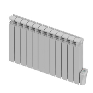 Алюминиевый маслонаполненный электрический радиатор Alum ON-e 5020-12, мощность 2000 Вт, RAL 9016, Rifar