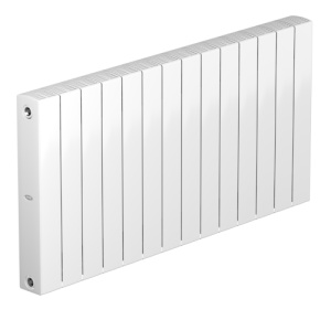 Радиатор биметалл Rifar SUPReMO 500 14 секций, подкл боковое, RAL 9016 глянцевый